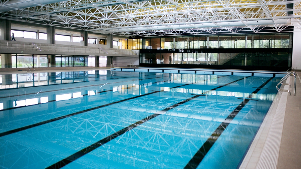 Competitive swimming pools